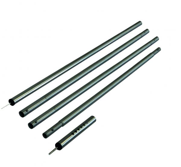 Aluminum tension rod adjustable