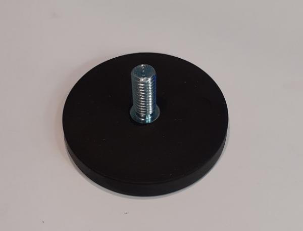 Magnet für Arbeitsscheinwerfer 43mm gummiert 10kg