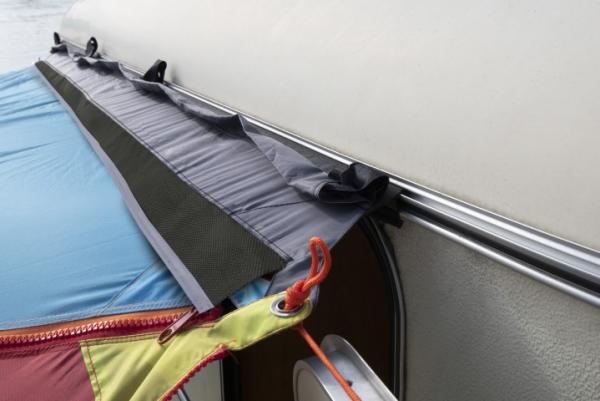 Campervan Adapter for sun sails, dark grey