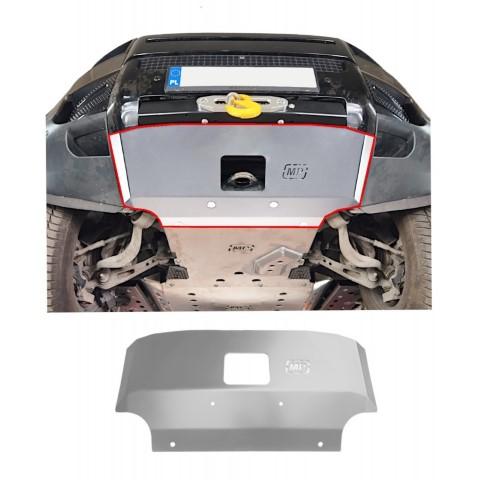 MP bumper cover for MP winch plate aluminum New Defender 110