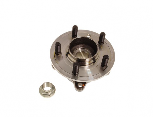 Wheel hub with front bearing