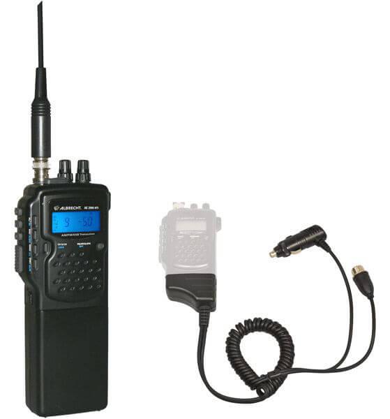 AE 2990, CB handheld radio incl. car mobile holder