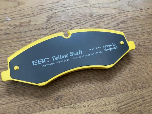 EBC YellowStuff Bremsbelägesatz Vorderachse D4