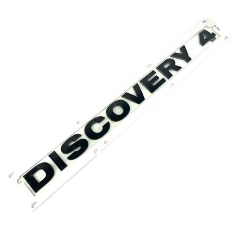 Original Land Rover Schriftzug &quot;Discovery 4&quot; Heck schwarz