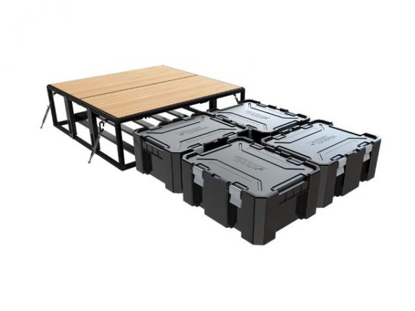 Front Runner 4 Wolf Pack Pro storage system kit asymmetric