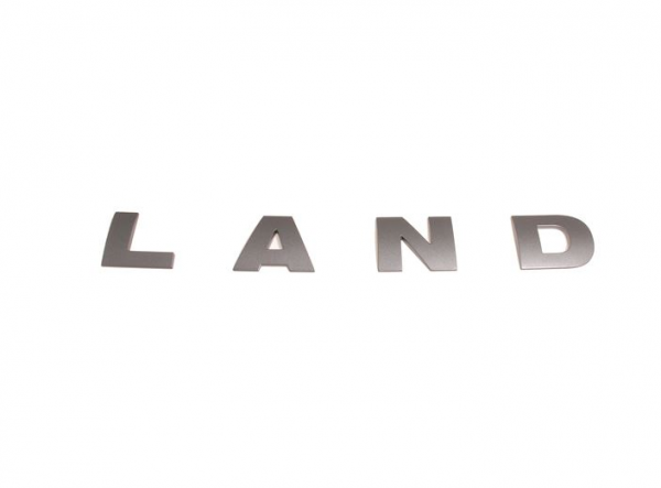 Original Land Rover Schriftzug &quot;Land&quot; Motorhaube - brunel