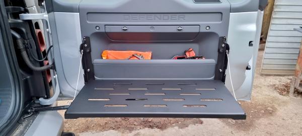LionParts folding table rear door New Defender &gt;2020 black