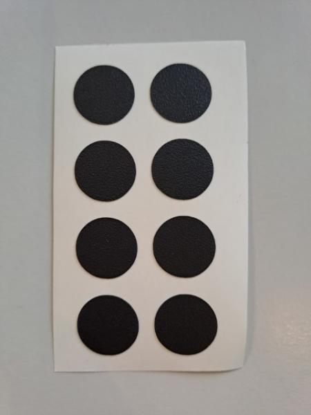 Stickers for parking sensors, diameter 16mm, 8 pieces