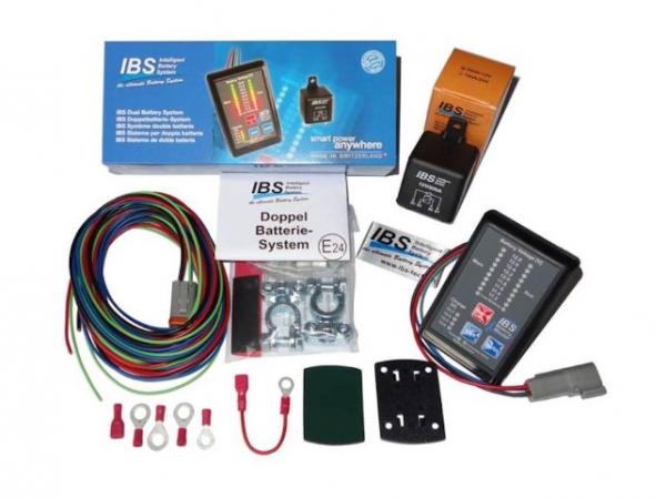IBS dual battery system IBS-DBS, 12 V, suitable for IBS-DBM, with monitor