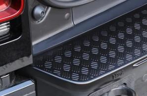 Rear bumper cover HSX satin black New Defender