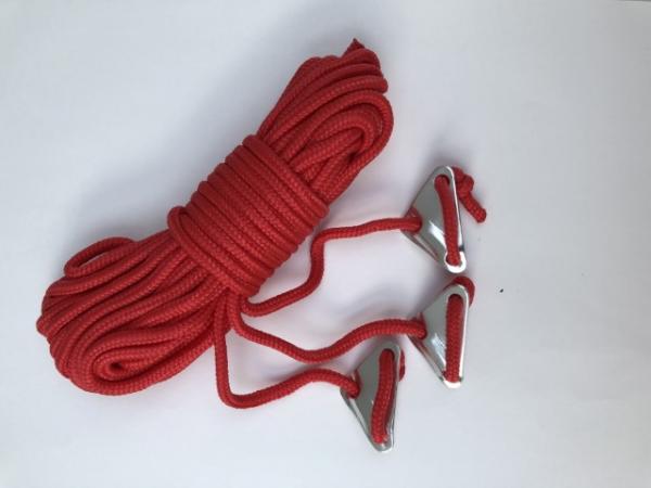 Guy ropes (3 pieces), different colours