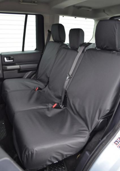 TurtleCovers Sitzbezüge Einzel-Doppelbank Rücksitze schwarz